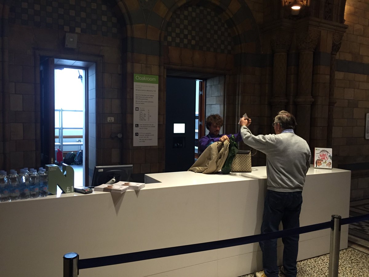 Natural History Museum approached us looking for a system that could store and manage visitor coats. 2 separate systems were implemented and linked by one central motor, so that loading and unloading was very efficient. Total capacity for storage on the conveyor is 840 coats!