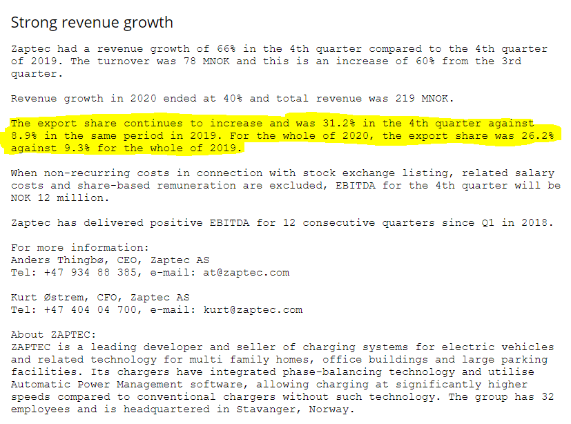 Igår släppte bolaget en preliminär Q4:a där man slår sina egna uppskruvade förväntningar för 2020.
