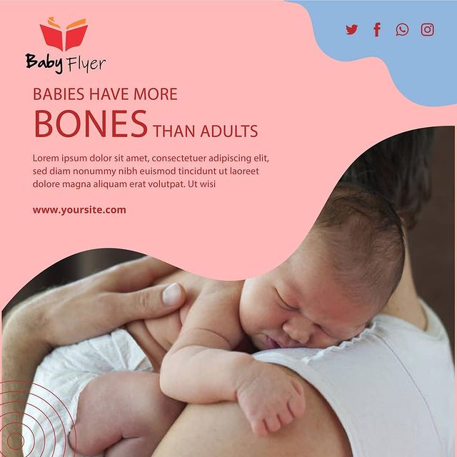 Your baby was born with about 300 bones. As she grows, many of these will get harder, and some will fuse together.
For example, the skull starts as three pieces of bone joined by cartilage, so that it can fit through the birth canal. #pastmemories
#happymoments https://t.co/cHZT76SCuq