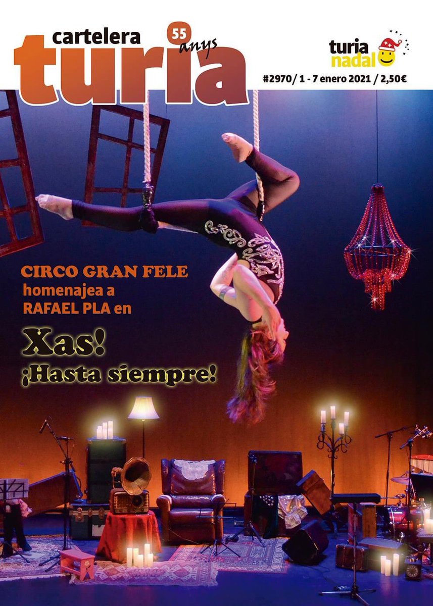 🎪 ÚLTIMA FUNCIÓN EN VALENCIA 

Que mejor manera que acabar las #navidades con el #CircoGranFele el día de los #ReyesMagos?

 🤹🏼‍♂️ XAS! HASTA SIEMPRE! 🤹🏼‍♂️

📅 Última función 
📍 <a href="/La_Rambleta/">Rambleta</a>
🕢19.00
🎫 Entradas aquí 👉 bit.ly/Gran_Fele_t