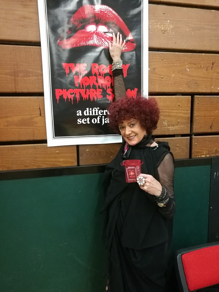 JWokky's tweet photo. It's a little amusing that an enduring stereotype about Brits are that their teeth are bad, but one of the most iconic pop culture images featuring teeth is Patricia Quinn's famous Rocky Horror "lips." #ScienceFictionDoubleFeature #LetThereBeLips #ISeeAll https://t.co/1lDvijyu5B