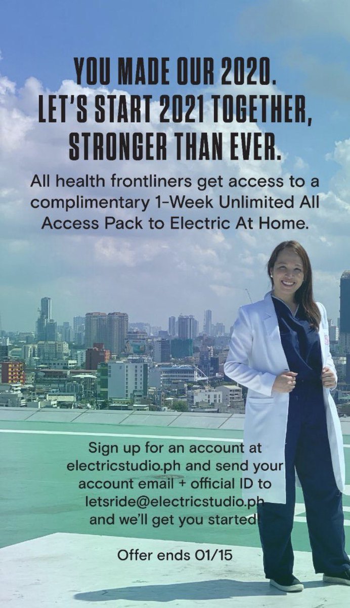 picochu89's tweet photo. To my fellow HCWs who have always wanted to try @teamelectricph, say no more! β‘οΈ https://t.co/LoUEa25yqq