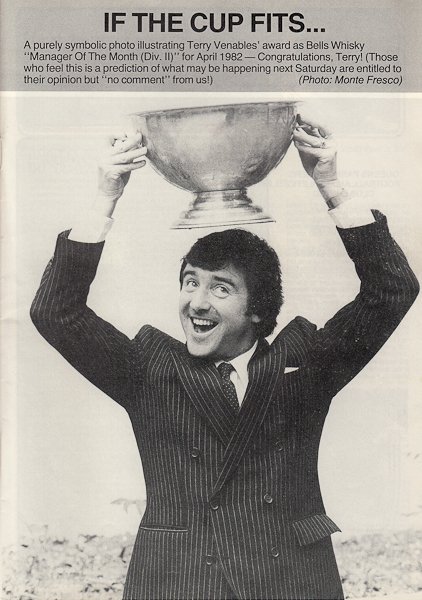 A Very Happy 78th Birthday to former player/manager Terry Venables 