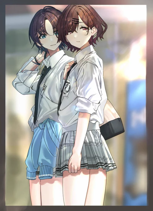 木漏れ日と通学路 