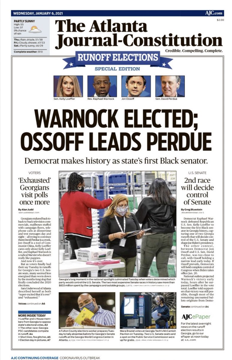 bluestein's tweet image. Good morning Georgia