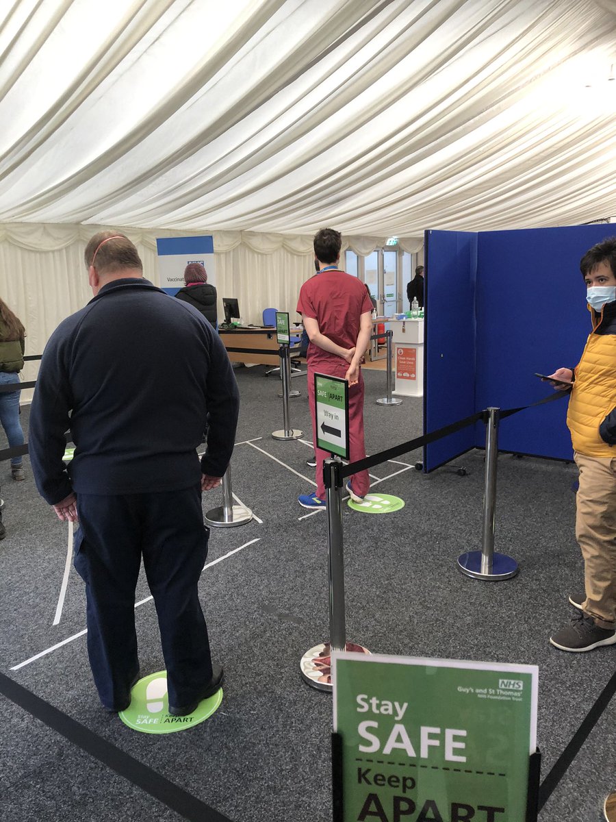 All ready for my #CovidVaccine jab.. the wait is finally over 💉💉💉😷😊