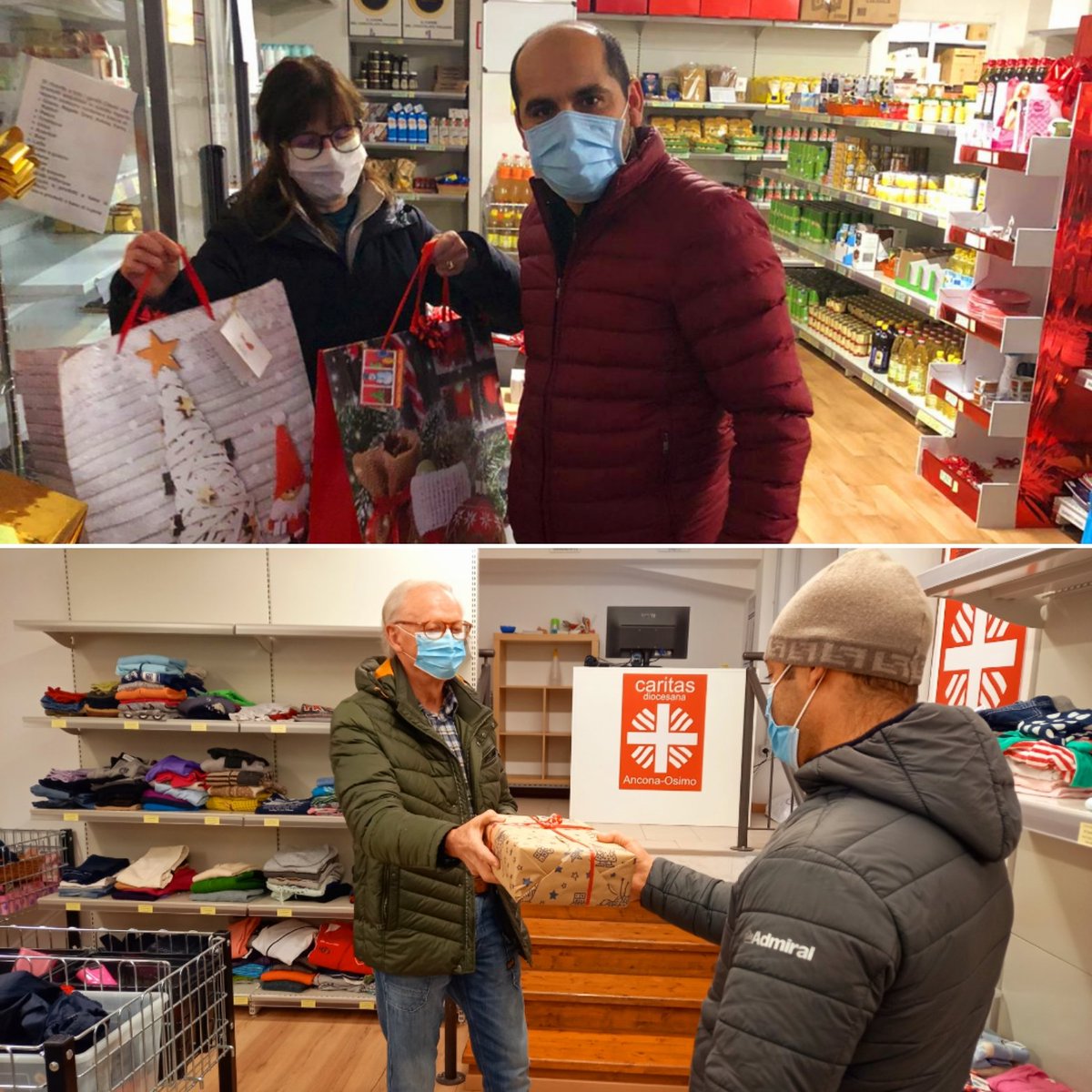 CaritasAncona's tweet photo. Vogliamo farvi gli auguri con queste #foto: alcune SCATOLE DEI RE MAGI, preparate con cura e amore, donate alle persone che usufruiscono degli #empori della #solidarietà e del #vestiario.
Piccoli gesti di solidarietà che esprimono concretamente l'amore per l'altro!
Grazie ❤ https://t.co/vM0lGLzy5C