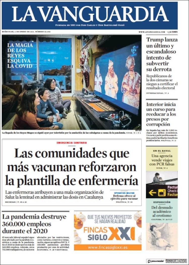 pvallin's tweet photo. Tiempos difíciles en los que hay que poner lo obvio en portada a gran tipografía por pura higiene mental. https://t.co/rnFnVvt2ww