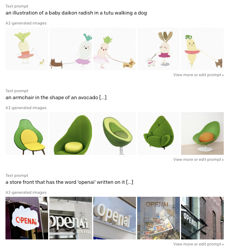 sotak's tweet photo. 🤯 OpenAI: We’ve trained a neural network called DALL·E that creates images from text captions for a wide range of concepts expressible in natural language. https://t.co/XSWOo3HtOw

I can't say I did not see this coming, but not that soon! https://t.co/CXgfWrjsRi