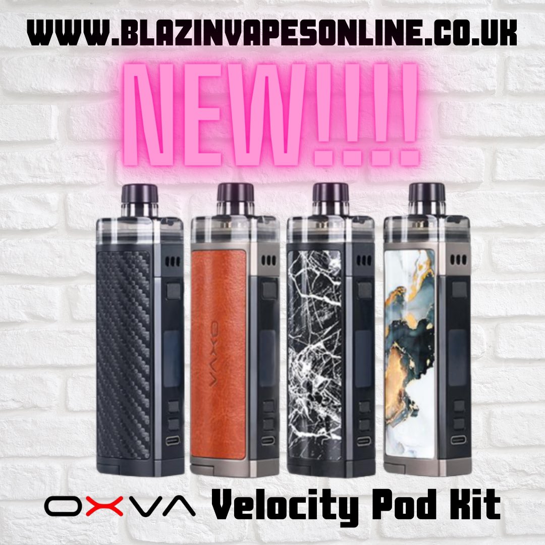 NEW!! In stock now the new Velocity 100W 21700 Pod Kit from <a href="/OXVAOfficial/">OXVA</a>  so come on over and grab yourself 1 before they are all gone #treatyourself