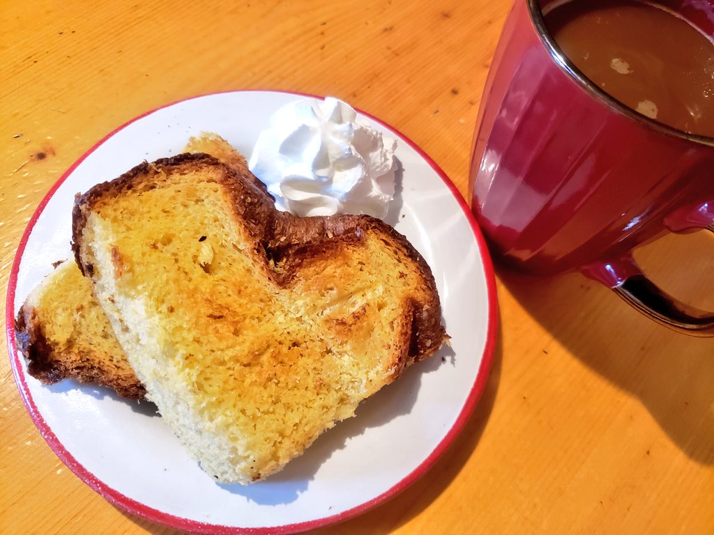 trestelle_m's tweet photo. まだまだ終わらないイタリアのクリスマスケーキ、パンドーロ…でもトーストしたらあと30個くらい食べれそうなほど美味しくなった～🤤♥️Buona Epifania! https://t.co/e6otvO3RAM