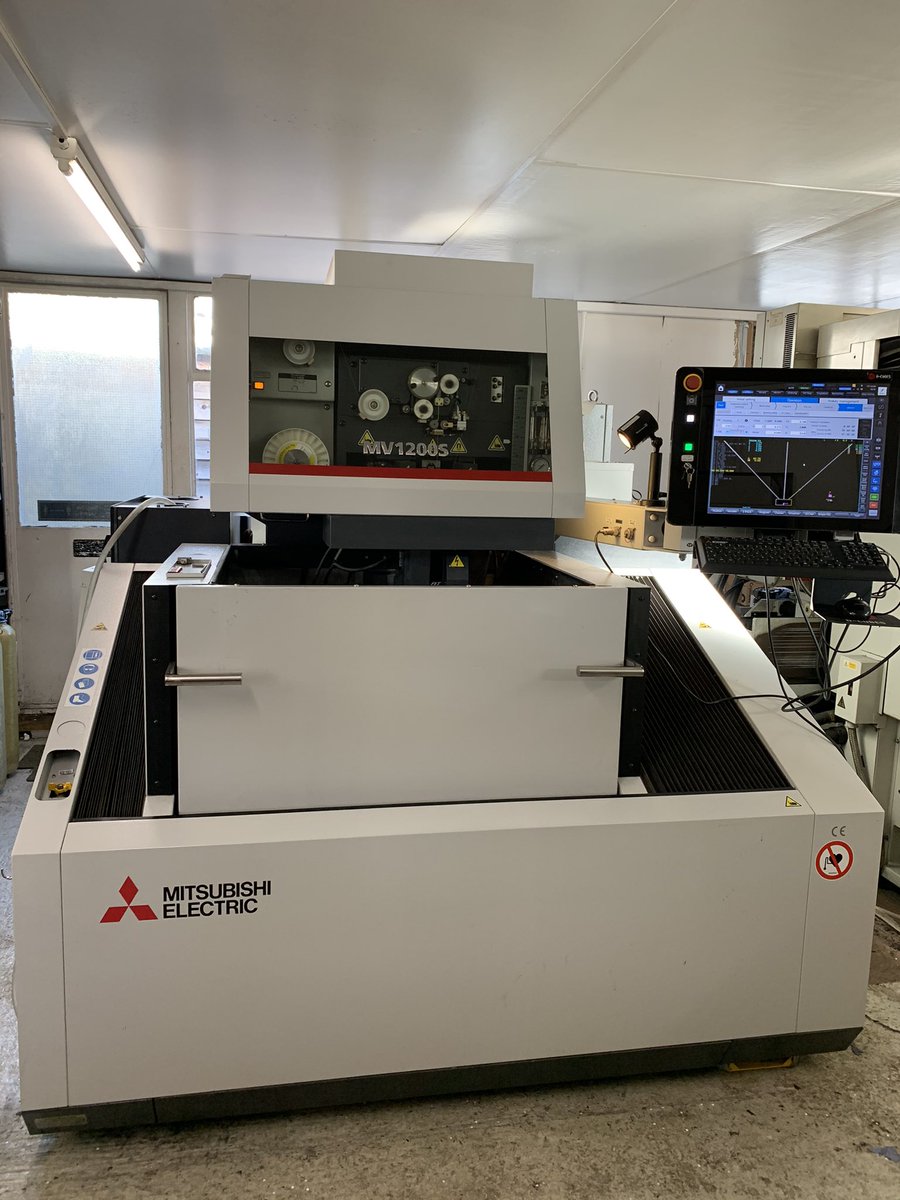 SouthernEdm's tweet photo. So starting the new year with a new wire erosion machine, we have jumped 5 generations of machines from a Mitsubishi FX10 to a MV1200s next gen. #edm #wireerosion #ukengineering #ukmanufacturing #wireedm #southernedm https://t.co/bdIYbXNrsr