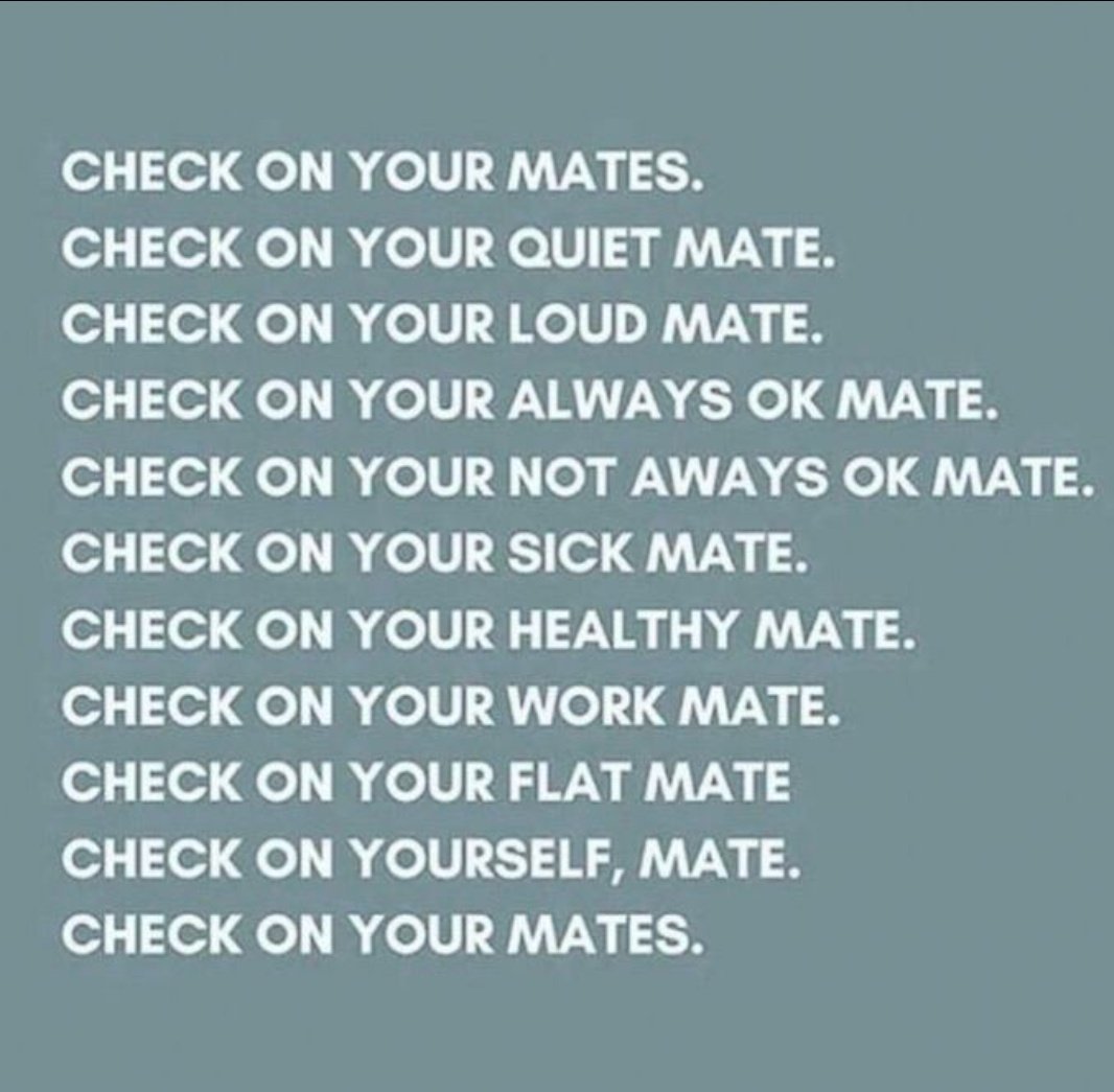StaffsSupt's tweet image. CHECK ON YOUR MATES..