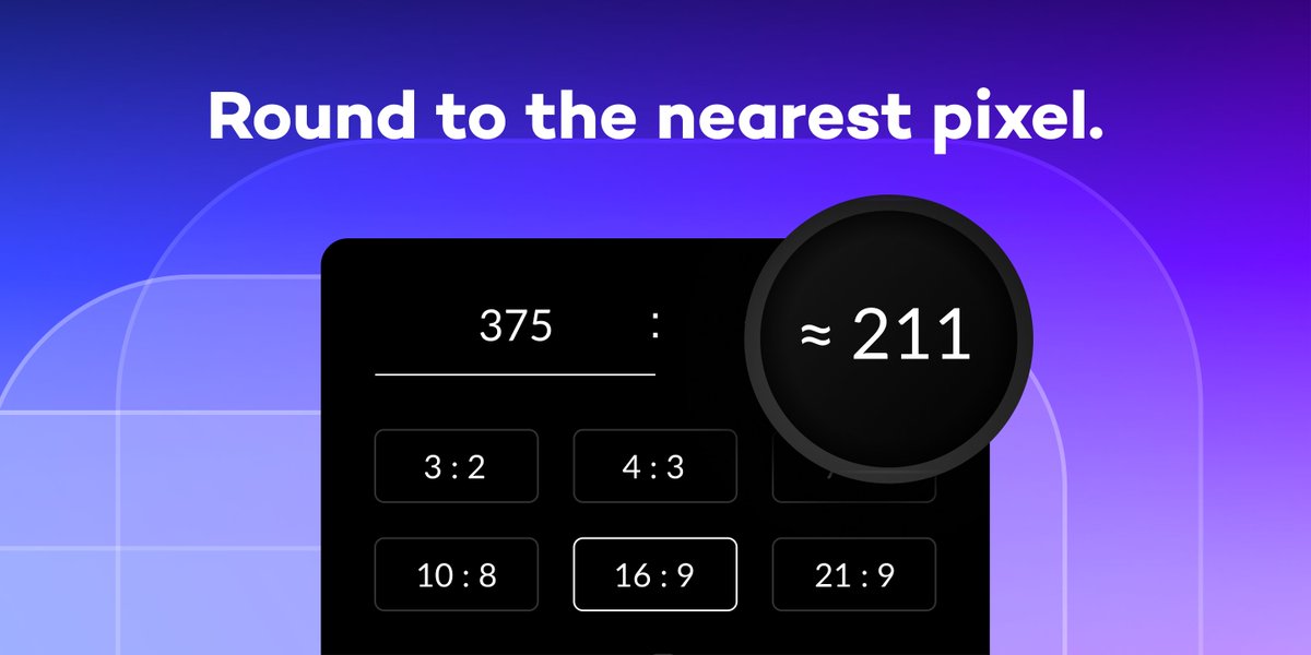 sizeyapp's tweet photo. Decimals? Nah. ✋ Serve your pixels whole. 🤤 https://t.co/WAyjs4dPgD