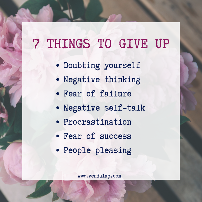 vendula_aa's tweet photo. 7 Things to Give Up
#bekindtoyourself #selfesteem #selfworth #selfdoubt #selfconfidence #sayno #fear #selflove #selfawareness #selflovequotes https://t.co/C7WjTwIVKN