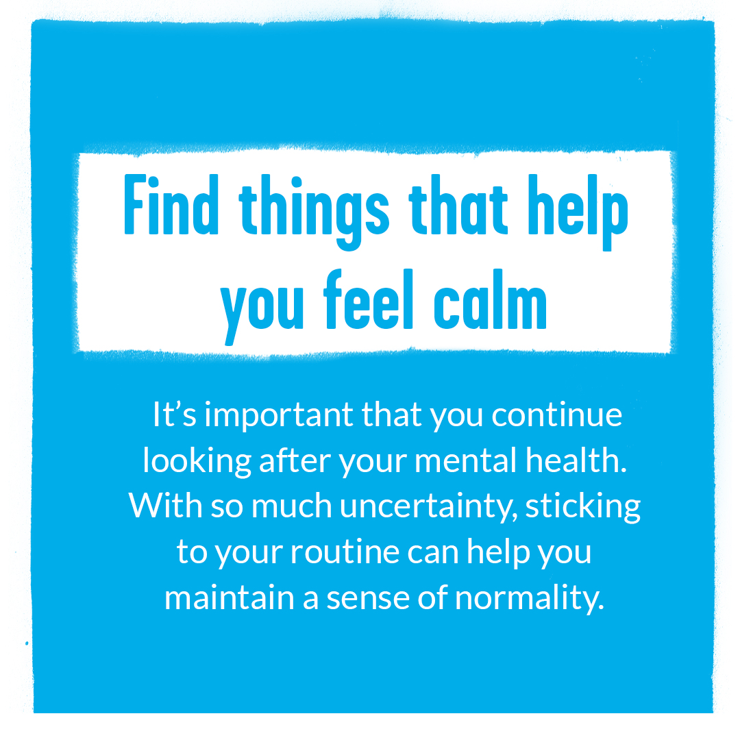 Our advice on how to cope if you’re feeling anxious about coronavirus.