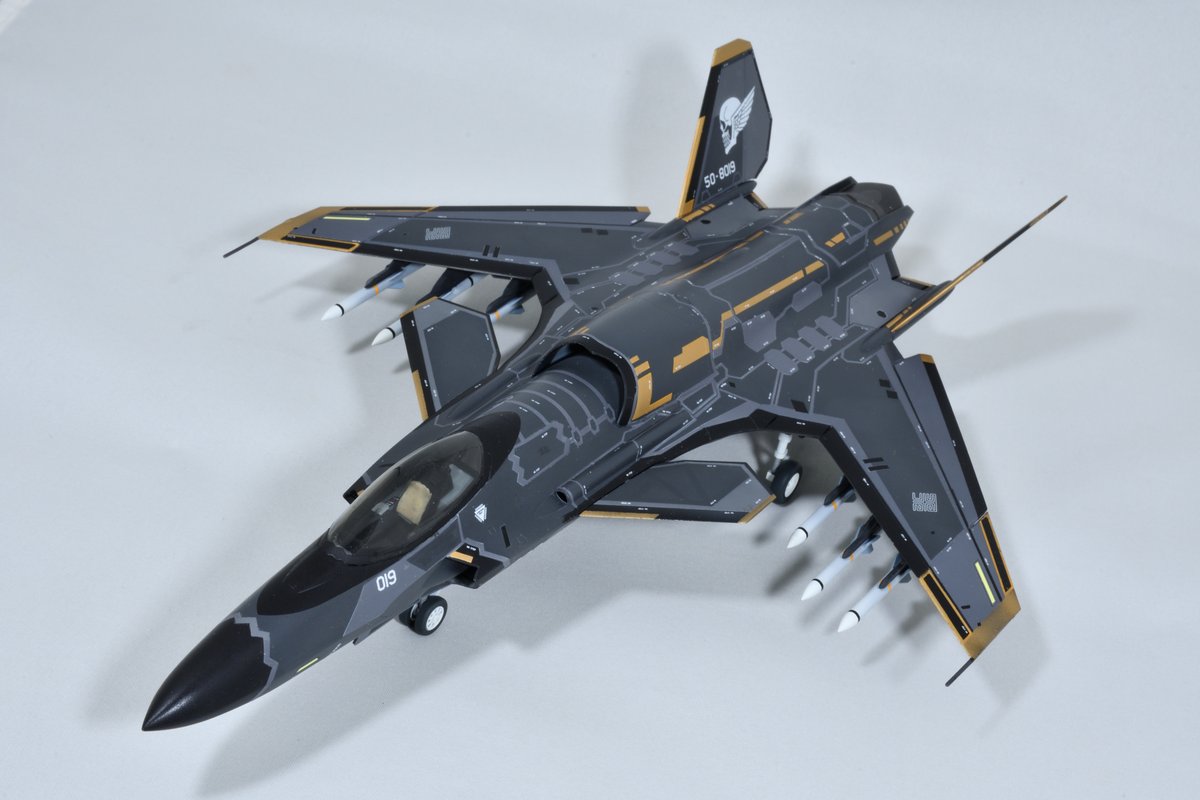 ハセガワ エースコンバット ASF-X SHINDEN II ケイ・ナガセカラー エースコンバット 震電Ⅱ “ケイ・ナガセ カラー”・制作 - YouTube