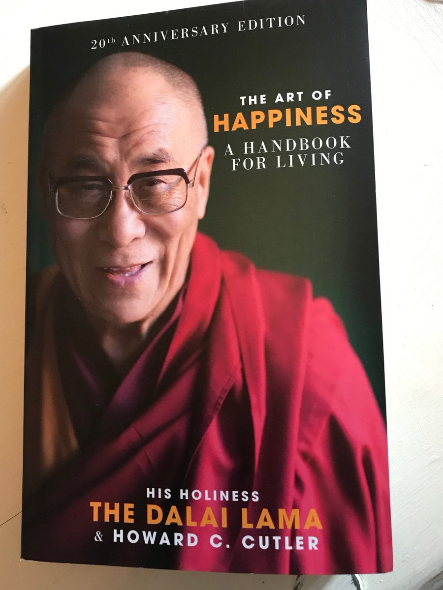 AmandaBCosgrove's tweet photo. I've been enjoying @Headspace on @netflix recently, so thought I'd give this a read. I hope to be skipping around the house loving life by tea time! #theartofhappiness #dalailama #opentonewideas #lockdownreading https://t.co/GWc4TZCHsO