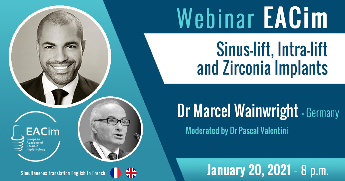 ZERAMEX's tweet photo. Am 20. Januar 2021 findet ein spannendes Webinar von 𝗘𝗔𝗖𝗶𝗺 statt. Thema: 𝗦𝗶𝗻𝘂𝘀-𝗹𝗶𝗳𝘁, 𝗜𝗻𝘁𝗿𝗮-𝗹𝗶𝗳𝘁 𝗮𝗻𝗱 𝗭𝗶𝗿𝗰𝗼𝗻𝗶𝗮 𝗜𝗺𝗽𝗹𝗮𝗻𝘁𝘀
𝗔𝗻𝗺𝗲𝗹𝗱𝗲𝗻 können Sie sich unter: https://t.co/lDwivQm6oY

#webinar #zirconiaimplant #dentalimplants #eacim https://t.co/Ly20I3J2Uk