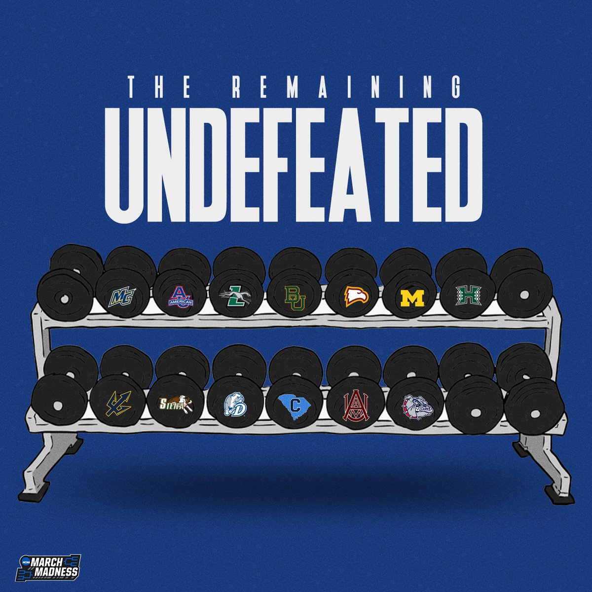 MarchMadnessMBB's tweet image. New year, new you. 💪

RT if your school is 1 of the 13 unbeaten teams still standing strong. 👀