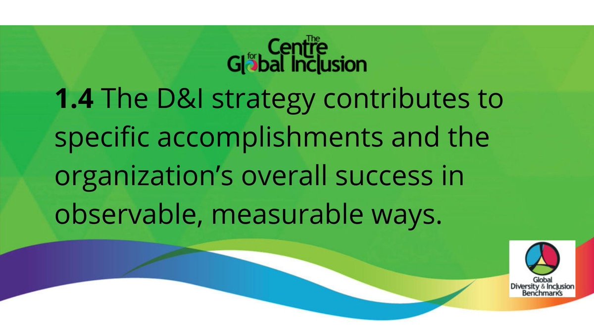 TheCentreSocial's tweet photo. Level 5: BEST PRACTICE 1.4 - A D&I strategy is an integral part along with our 4 primary processes of our #GDIB 1) Drive the Strategy 2) Align & Connect 3) Listen To & Serve Society 4) Attract & Retain People https://t.co/Oibsb0nSTC #diversity #inclusion
@julieomara @GregBJenkins https://t.co/fi2ZqssoM8
