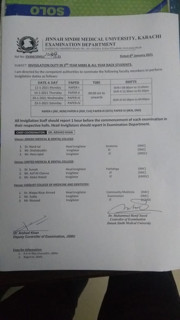 dr_mukhtiarr's tweet photo. Only sindh medical colleges are taking physical proff before 1st Feb why? When minster of health already said all exams are postponed till 1st feb.

#DelaySindhMedicalExams https://t.co/iKkJo2vmz4