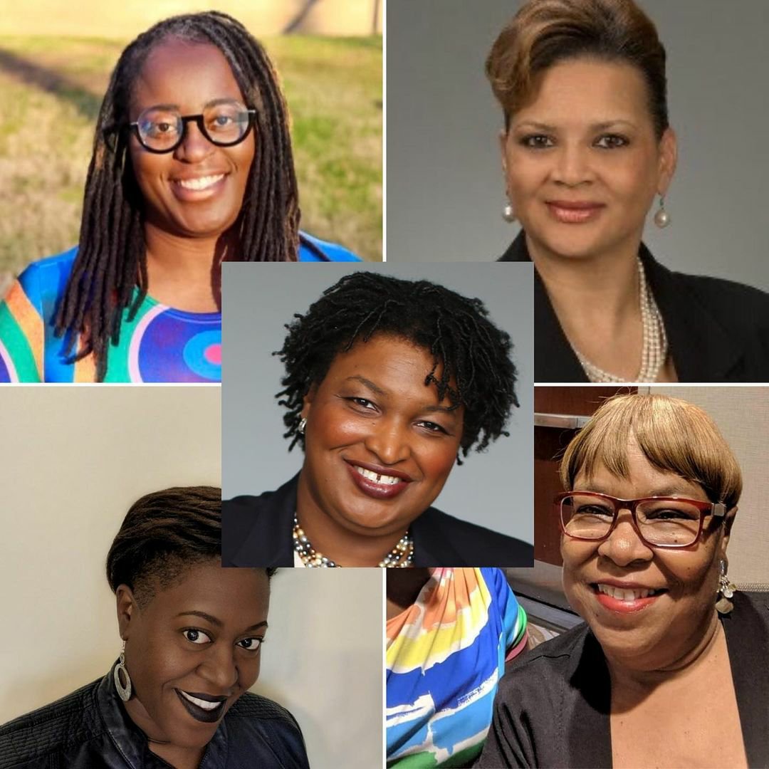 Robin_Nuss_Gold's tweet photo. @cher We owe these women everything!! #staceyabrams and #tamiekaatkins #helenbutler #nseufot #deborahscott 💙💙💙 https://t.co/7ox95945uE