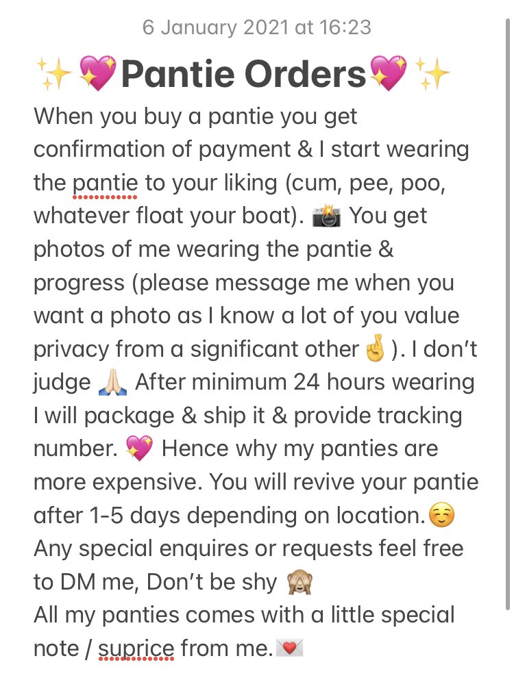 truenorthxoxo's tweet photo. FAQ for my Pantie Orders.💖☺️💌 #usedpantiesuk #usedpantie #wornpanties #pantieseller #cumpanties #lingerie #wornlingerie #wornknickers #usedgstring #usedthong #pantiesforsale https://t.co/2dyf2NeRyD