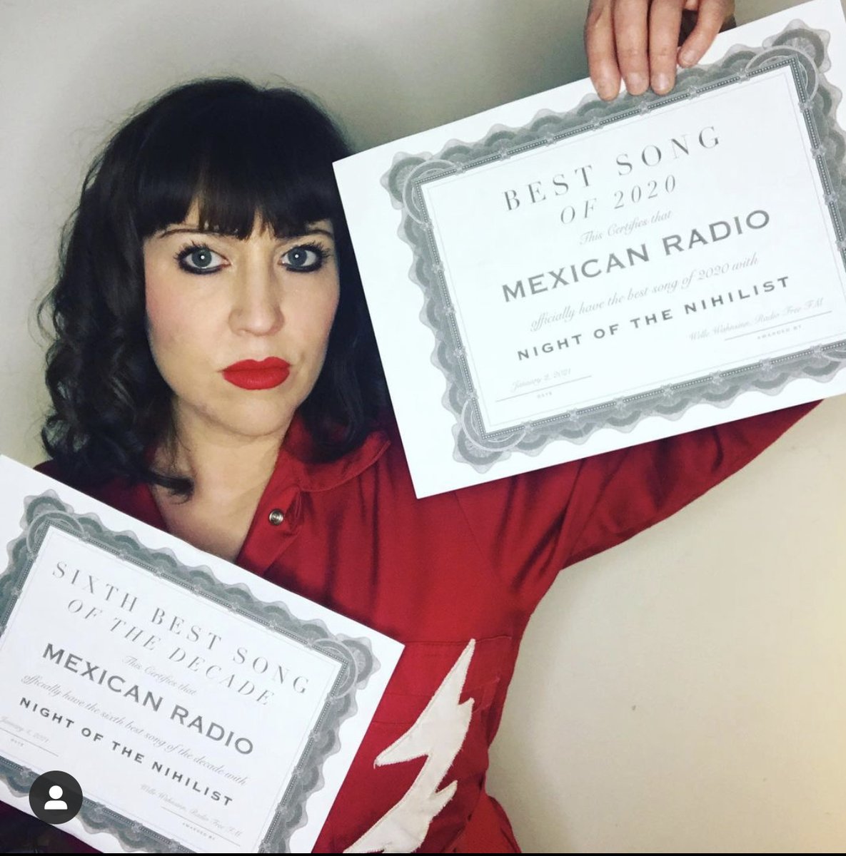 mexradband's tweet photo. 🏆 Happy New Year!!! 🏆 Our track "Night of the Nihilist" has been named BEST SONG OF 2020 and the SIXTH BEST SONG OF THE DECADE by Welle Wahnsinn on Radio free FM 🏆 How's that for a positive start to 2021? 🏆 Things are really looking up! 🏆 https://t.co/nbeHkOP6Ls