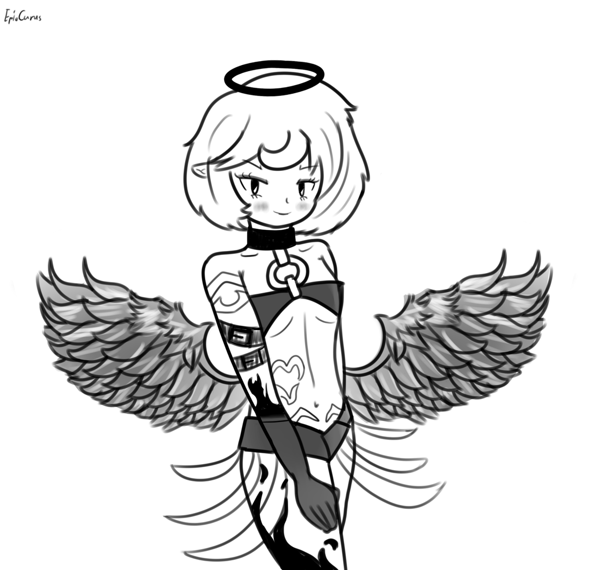 EpieCurus's tweet photo. #魔物娘図鑑 #魔物娘図鑑二次
I thought dark angel would be boring but I had fun. https://t.co/nUIQDIxPuE