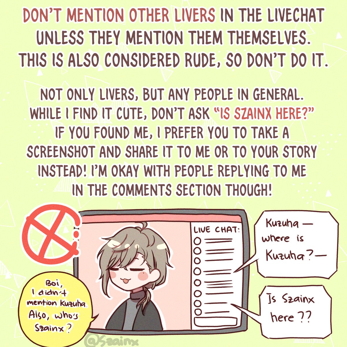 Don’t even think it’s bothersome to follow these basic rules. Even a 1st grader can respect and obey, I’m sure you can too  (2/3)