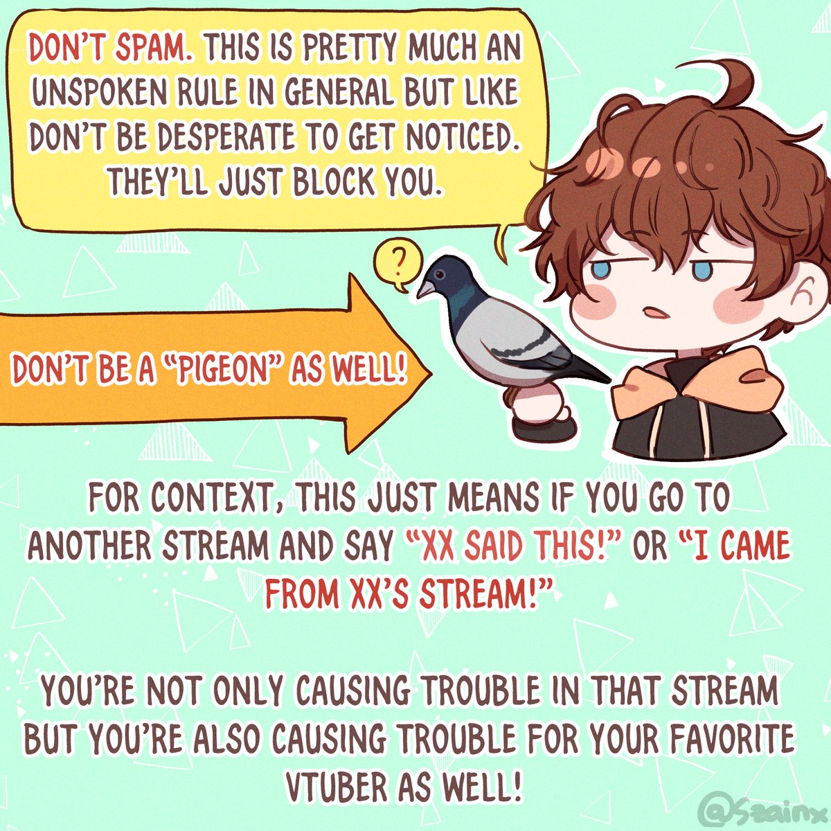 Don’t even think it’s bothersome to follow these basic rules. Even a 1st grader can respect and obey, I’m sure you can too  (2/3)