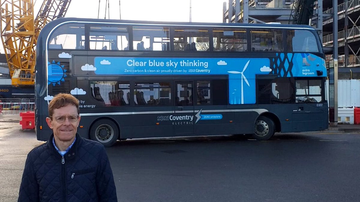 Brilliant that after lots of lobbying we have made this happen - up to £50 million coming to Coventry to turn its whole bus fleet electric. A big win and I am delighted to have been able to convince @grantshapps to put his faith in the West Midlands again.