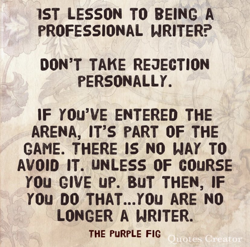 Rejection sucks. No doubt. But it IS part of the process. You can’t reach your dreams without it. #writing,#writingcommunity,#womenwriters,#lockdown,#creative,#somethingnew,#writinganovel,#writingchallenge,#writeyourstory,#shareyourstory,#herosjourney,