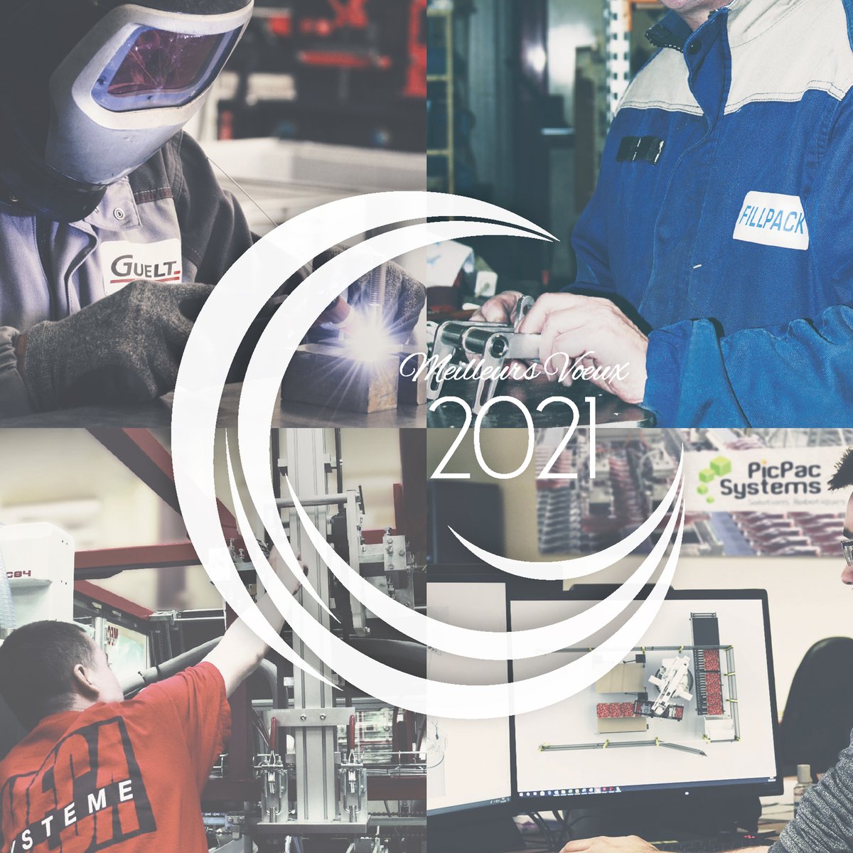 Unis dans cette aventure humaine inédite, portés par l'innovation, nous sommes plus que jamais à vos côtés pour relever les défis de l'industrie de demain
✨ Très belle année 2021 !

#voeux #voeux2021 #bonneannee2021 #BonneAnnee #industry #industrie #indsutrie40