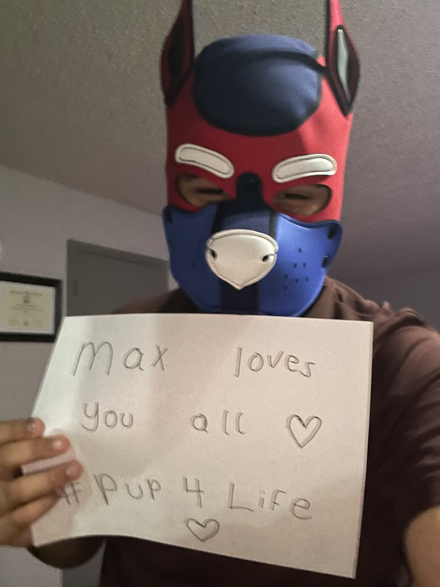 PupMax11's tweet photo. Woke up today to some unbelievable news - 250 followers! I never imagined hitting that number in my lifetime and I fucking love each and every one you out there! Paws up! Woof!
#PupPlay #HumanPup #Pup4Life https://t.co/djsNOuY86O