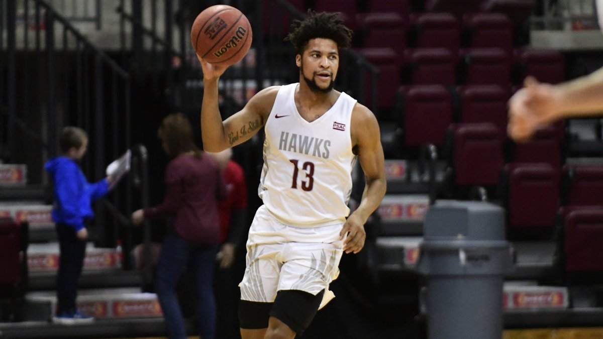 IUPCrimsonHawk's tweet photo. Today’s #HawkProfile is senior guard Shawndale Jones of @IUP_MBB!
» 2020 PSAC Tournament MVP
» Scored 16 straight pts in PSAC title game, career-high 24
» Season shooting splits of .538/.429/.803
🔗 https://t.co/x5KeYVFH5k
#TalonsUp https://t.co/sfgUvGsjr9