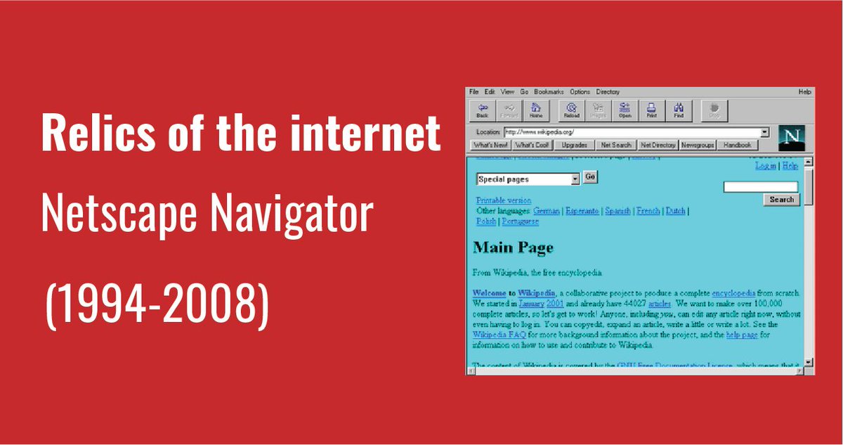 SmartMarkIT's tweet image. Y’all remember this gem? I do, oh how far we’ve come in the web browsing world. Did you ever use Netscape Navigator?

#historyoftheweb #history #webdevelopment #didyouknow #canadianbusiness #webtrivia