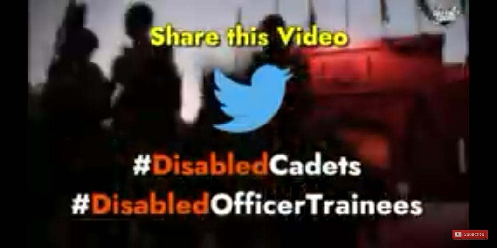 BharsatSomnath's tweet image. #disabledcadet