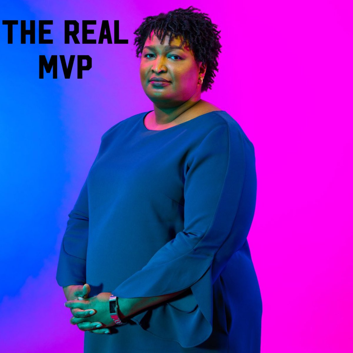 MsDeanaWright's tweet photo. Stacey Abrams is the real MVP! #Georgia #StaceyAbrams #MVP https://t.co/Y1QQux901u