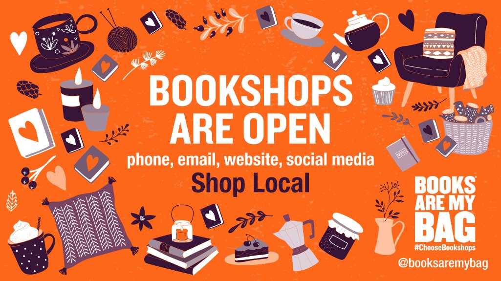 booksaremybag's tweet image. How to support bookshops right now:

🔎find a bookshop: bitly.com/bookshopsearch
📖order books!
💬follow them on social media
🎁pre-order 2021 titles
💌subscribe to their newsletters so you'll be the first to know when they're open for browsing again

#ChooseBookshops