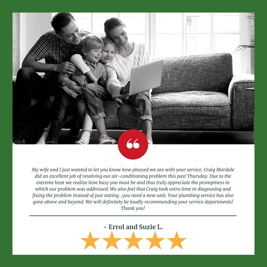FahnestockHVAC's tweet photo. We LOVE 5-star Reviews!!! ⭐⭐⭐⭐⭐⁠
⁠
It means the world to us that our customers, such as Errol and Suzie, would go out of their way to tell us their experience. ⁠
⁠
To see this review and others go to our website! ⁠
(Link in Bio)⁠
⁠ https://t.co/sWEHqtSsBI