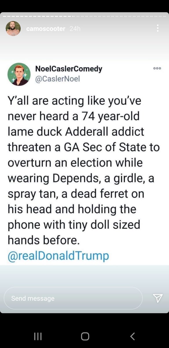 Rmusicmanfan00's tweet photo. #DonaldTrumpisaNationalDisgrace this is hilarious #dollhands 🤣 https://t.co/PfwcFVfnGR