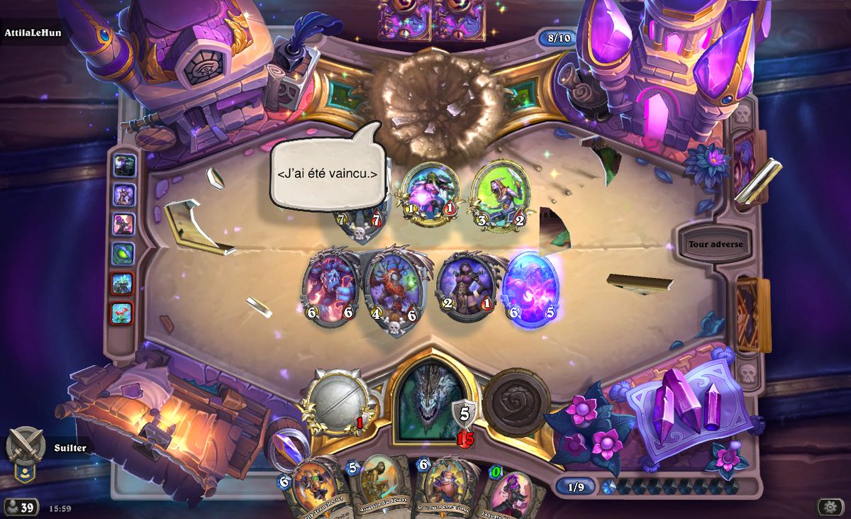 TeamatesG's tweet photo. ⚫️Hearthstone #MAXOpenCup6🔴

➡️@SuilterHS s'impose lors de son premier match avec un beau score de 3-1 (mode du match: KOTH)! 💪

🏆 Félicitations à toi et encore gg à son adversaire. On attend la suite avec impatience! 🎉

@MAXTeamEsport #Gaming #Hearthstone #esport https://t.co/6uPPWpgUOU
