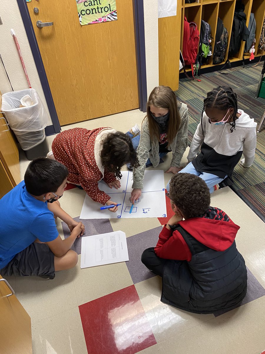 CCELauren's tweet photo. @MrsMcMillinCCE class shows #innovationrevolution @CastlemanCreek through exploration of remainders in division. #collaborationforthewin #ccepride https://t.co/63RROyRTGl