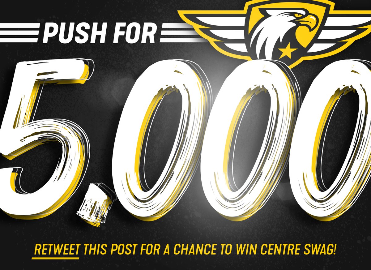 Folks, we're approaching 5,000 followers here on Twitter dot com.

Anyone that RTs this post will be entered into a drawing for some Centre swag once we hit 5k! PLUS, one of our new followers will get a chance to win!

#GoldRush