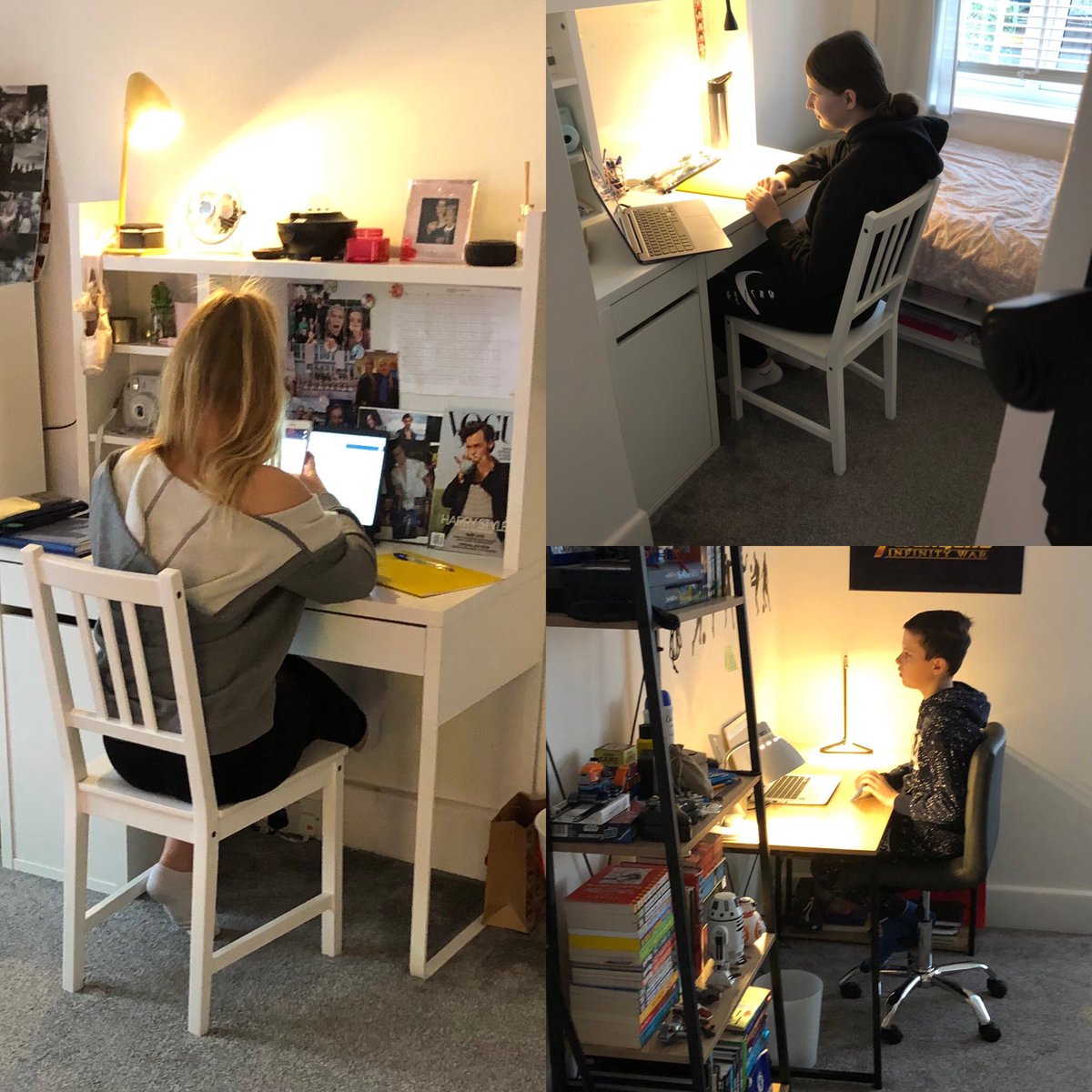 Day 1 of remote live learning for these three today and they were fab. Focused and ready to learn 💪🏼🤩
A huge thank you to all of the amazing teachers at <a href="/AvonbourneUL/">Avonbourne Boys' and Girls' Academies and USF</a> for being so supportive and very patient! Fantastic job! @Avonbourne_2024 <a href="/avonbourne_2025/">Avonbourne Class of 2025</a> <a href="/avonbourne_2027/">Avonbourne_2027</a>