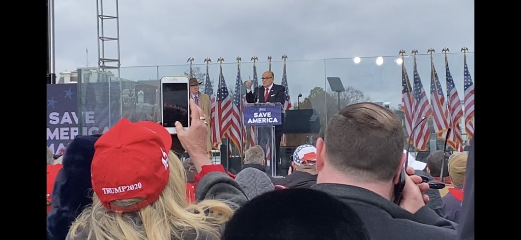 Rudy has a message for America - We caught them in LIVE TIME stealing the election last night!