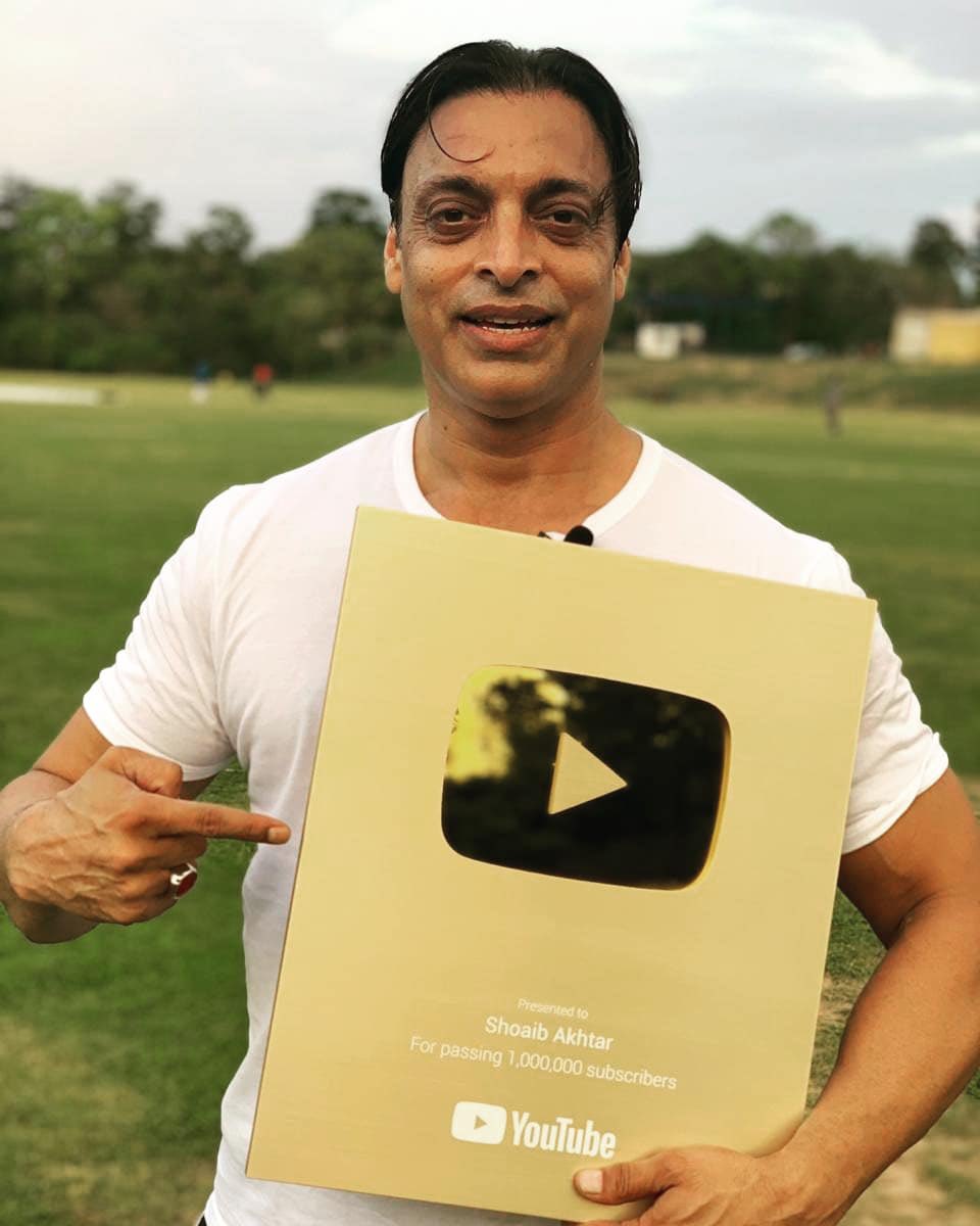 Shoaib Akhtar now has a really interesting Youtube Channel with 2.39 Million Subscribers as if 6 Jan 2021His ‘AirPlane’ Celebration is one of the most famous in Cricket History