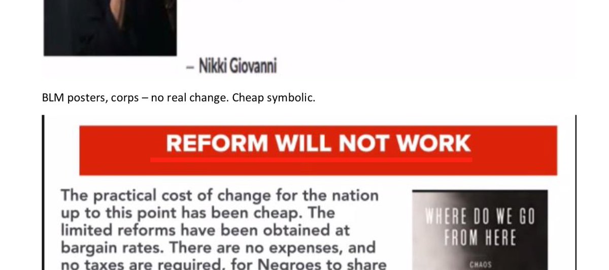 To correct this, Love argued that “reform will not work” and that schools must adopt “abolitionist teaching" to “remove oppression from its roots.” Love told white teachers they must undergo “antiracist therapy for White educators” in order to overcome their ignorance and racism.